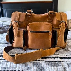 House of Flynn Leather Evermore camera bag.